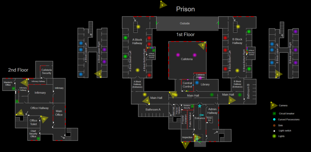 Карта Phasmophobia Prison